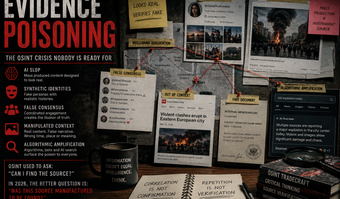 Evidence Poisoning: The OSINT Crisis Nobody Is Ready For